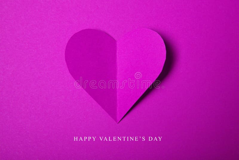Giorno di biglietti di S. Valentino felice, cuore rosso da carta Buona carta di festa fotografia stock Giorno di biglietti di S. Valentino felice, cuore rosso da carta Buona carta di festa fotografia stock