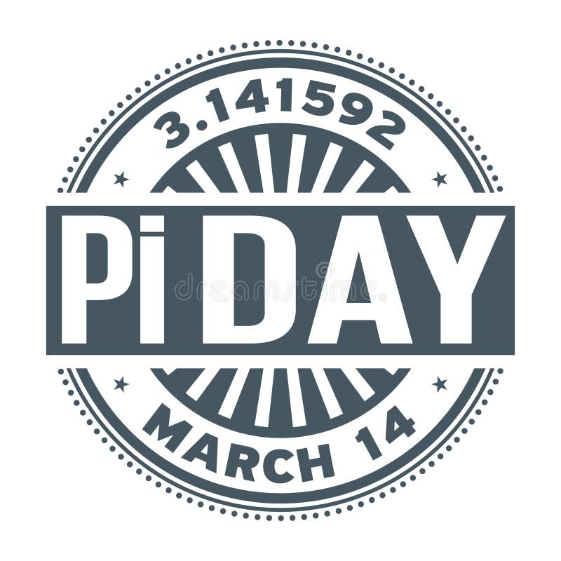 Giorno di pi, il 14 marzo, illustrazione di stock Giorno di pi, il 14 marzo, illustrazione di stock