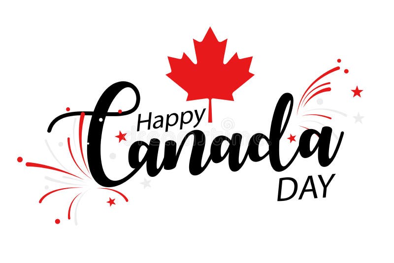 Giorno felice del Canada illustrazione vettoriale Giorno felice del Canada illustrazione vettoriale