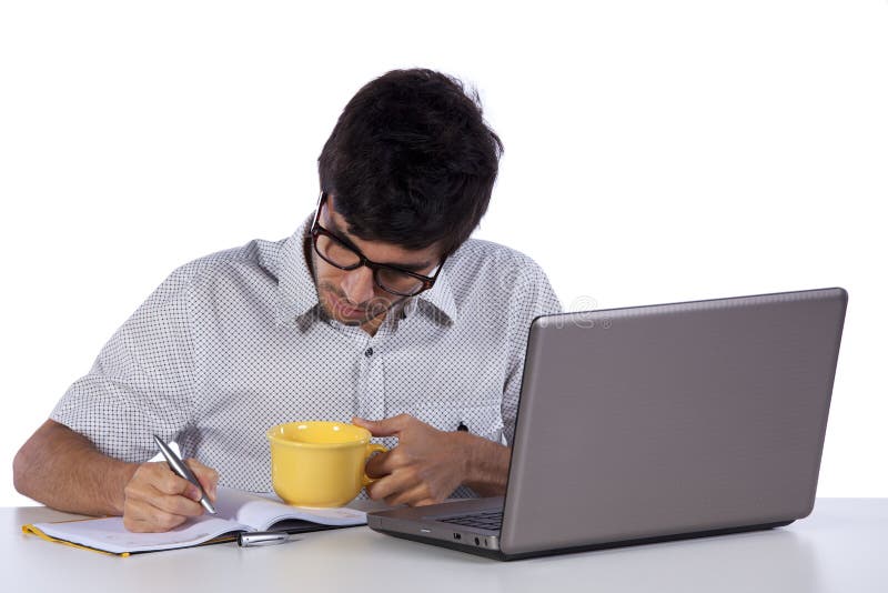 Giovane studente moderno fotografia stock libera da diritti