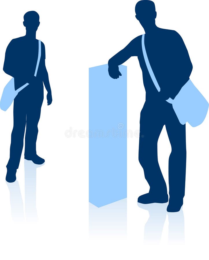 Giovane bello con il sacchetto di duffle in siluetta illustrazione vettoriale Giovane bello con il sacchetto di duffle in siluetta illustrazione vettoriale