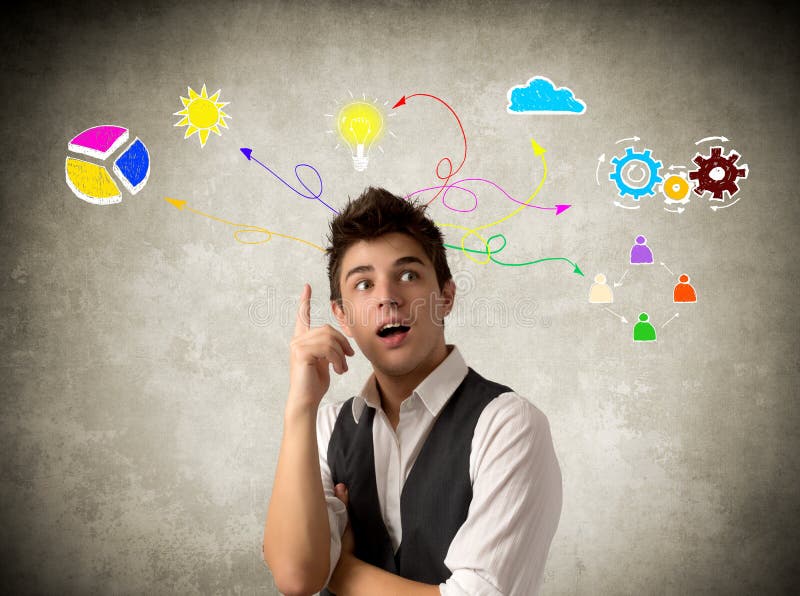 Ho Avuto Un Rapporto Orale Attivo Non Protetto Giovane Che Ha Avuto Un'idea Immagine Stock - Immagine di innovazione