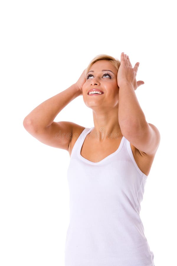 Giovane donna fotografia stock