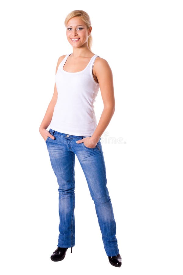 Giovane donna fotografia stock