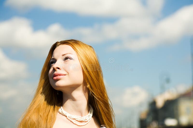 Giovane donna fotografia stock