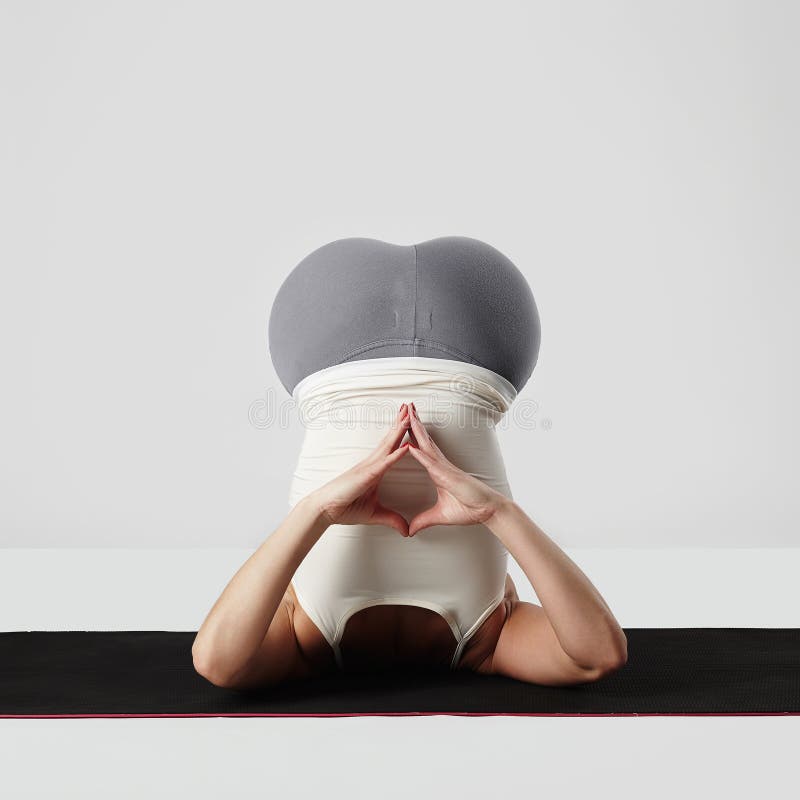 Giovane donna che fa le esercitazioni di yoga ragazza in buona salute di sport fotografia stock Giovane donna che fa le esercitazioni di yoga ragazza in buona salute di sport fotografia stock
