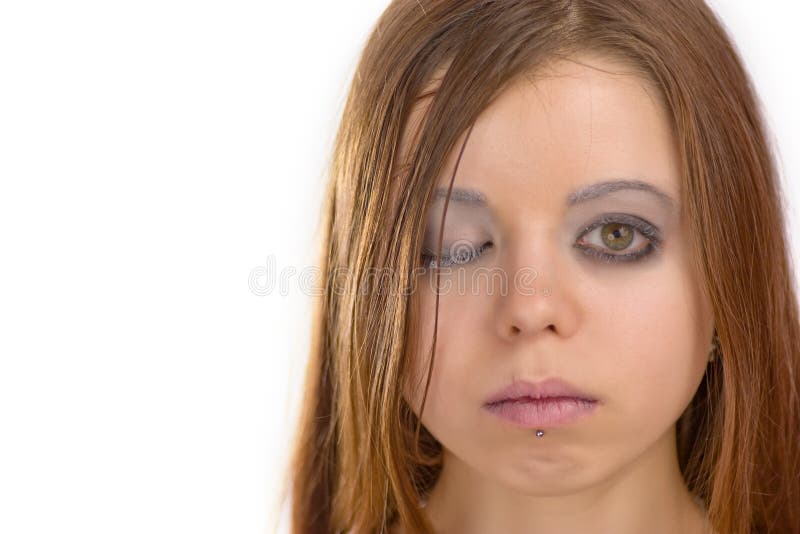 Giovane donna eccentrica immagine stock libera da diritti