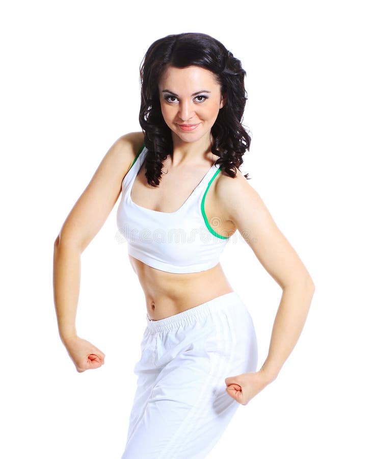 Giovane donna nella posa di yoga fotografie stock libere da diritti Giovane donna nella posa di yoga fotografie stock libere da diritti