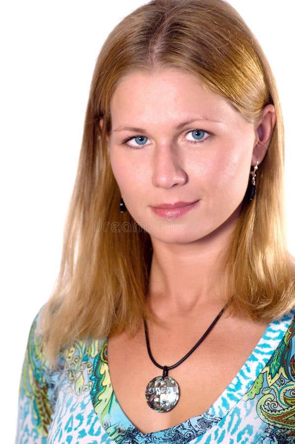 Giovane donna calma e splendida immagine stock libera da diritti