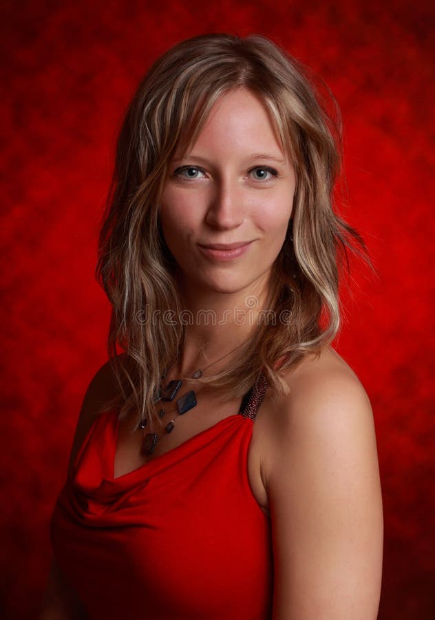 Giovane donna sveglia fotografie stock Giovane donna sveglia fotografie stock