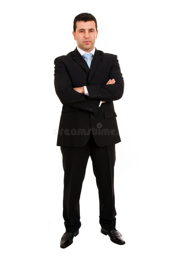 Giovane ente completo dell'uomo di affari fotografia stock libera da diritti Giovane ente completo dell'uomo di affari fotografia stock libera da diritti