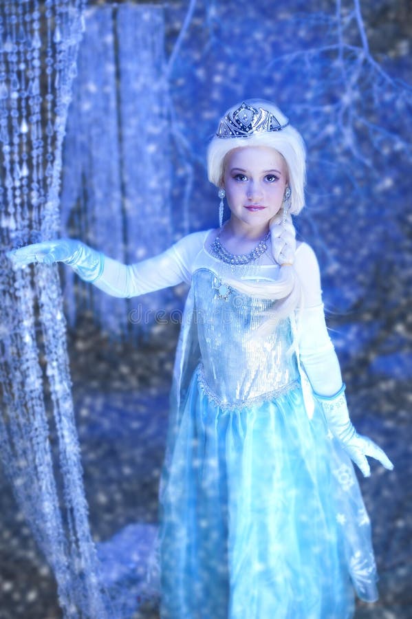 Giovane principessa congelata Disney