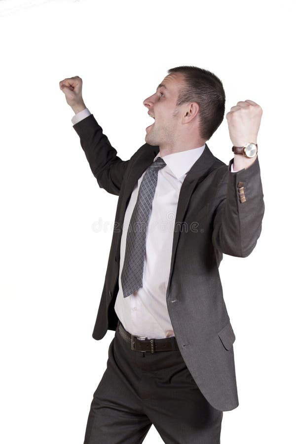 Giovane uomo d'affari fotografie stock libere da diritti