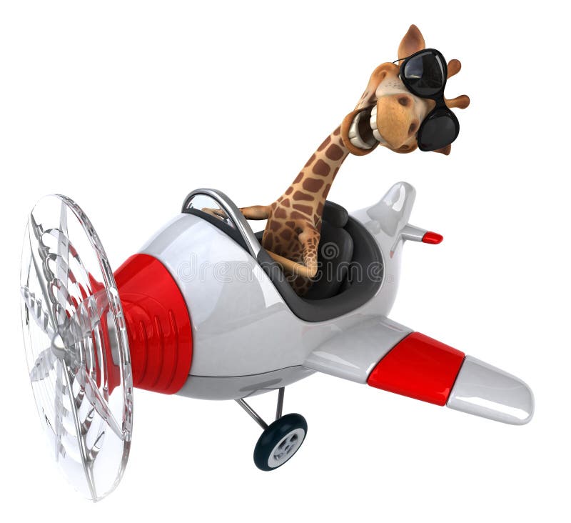 Giraffa di divertimento illustrazione di stock Giraffa di divertimento illustrazione di stock