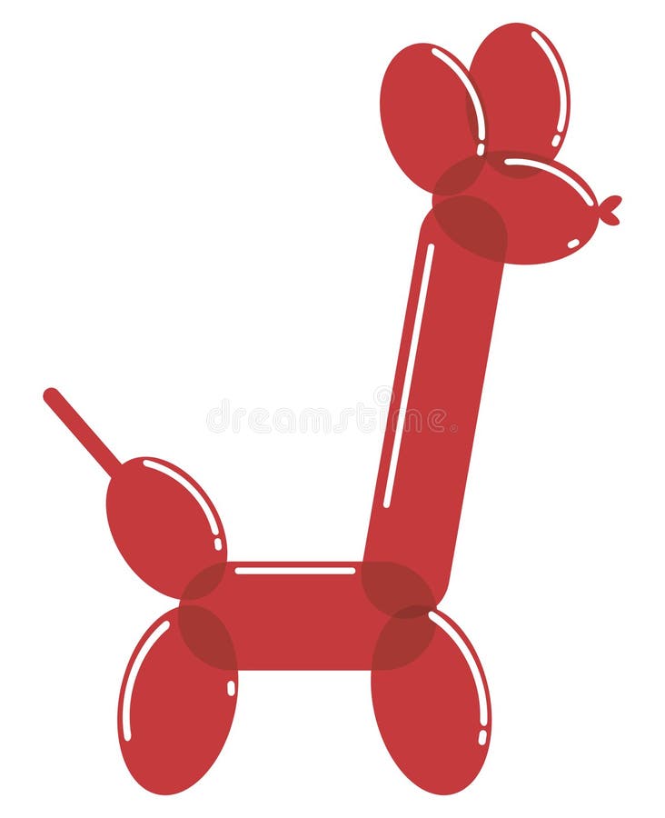 Giraffe balloon animal stock vector. Illustration of helium - 215479211 Giraffe balloon animal stock vector. Illustration of helium - 215479211