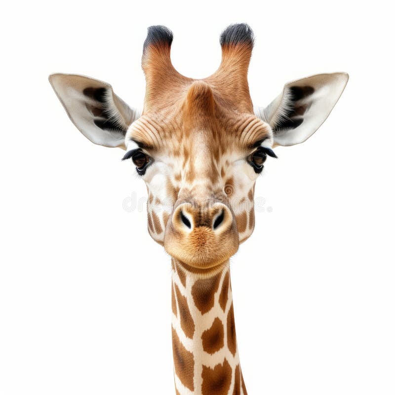 Front View Giraffe Stock Illustrations – 201 Front View Giraffe Stock