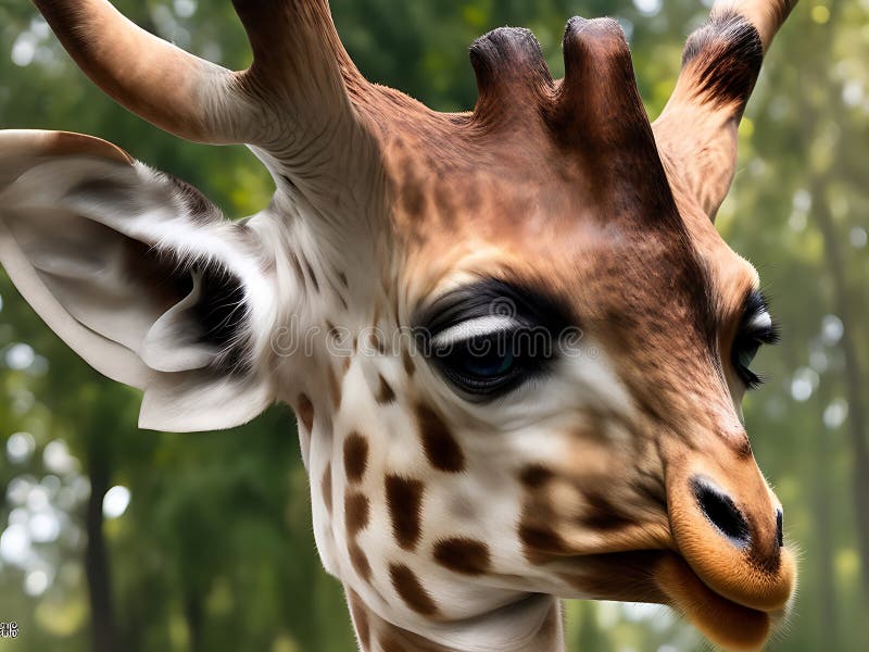 Front View Giraffe Stock Illustrations – 201 Front View Giraffe Stock