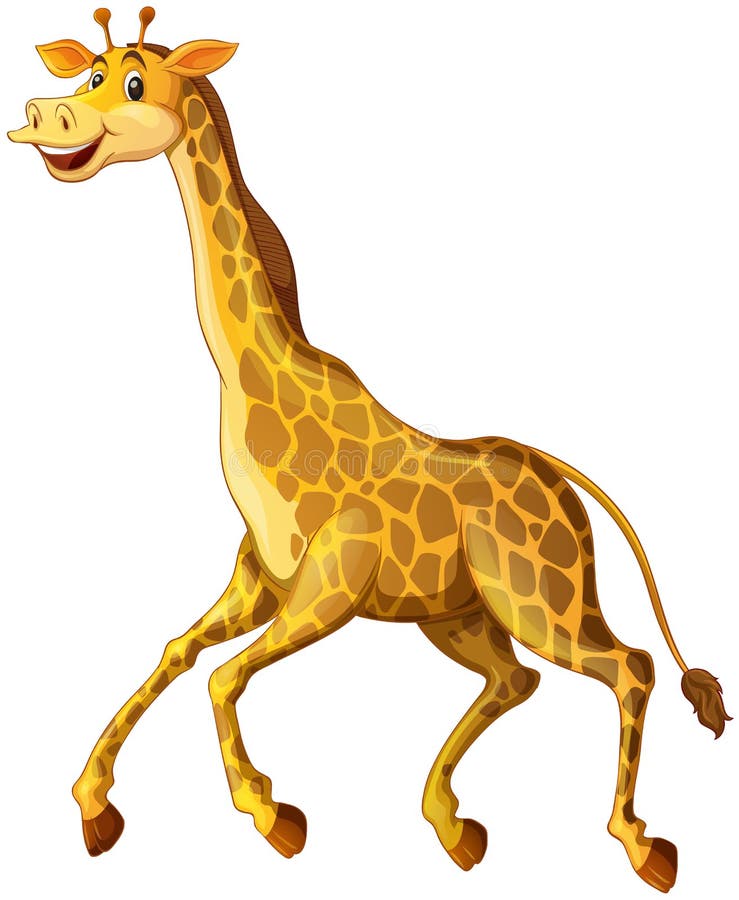 running giraffe clipart jpg