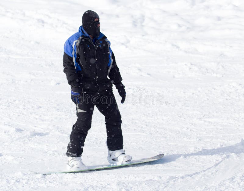 Giri dello Snowboarder fotografie stock