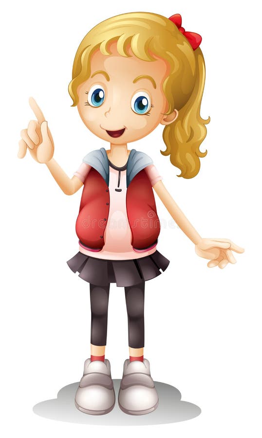 A girl royalty free illustration A girl royalty free illustration