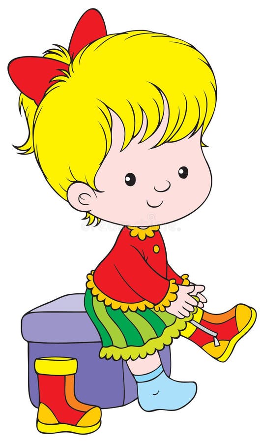 Girl stock illustration