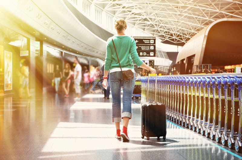 Girl in the airport