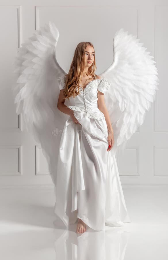 Princess/Angel Dress for Girls with Wings