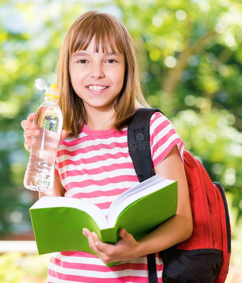 Girl back to school