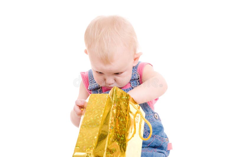 Girl and bag