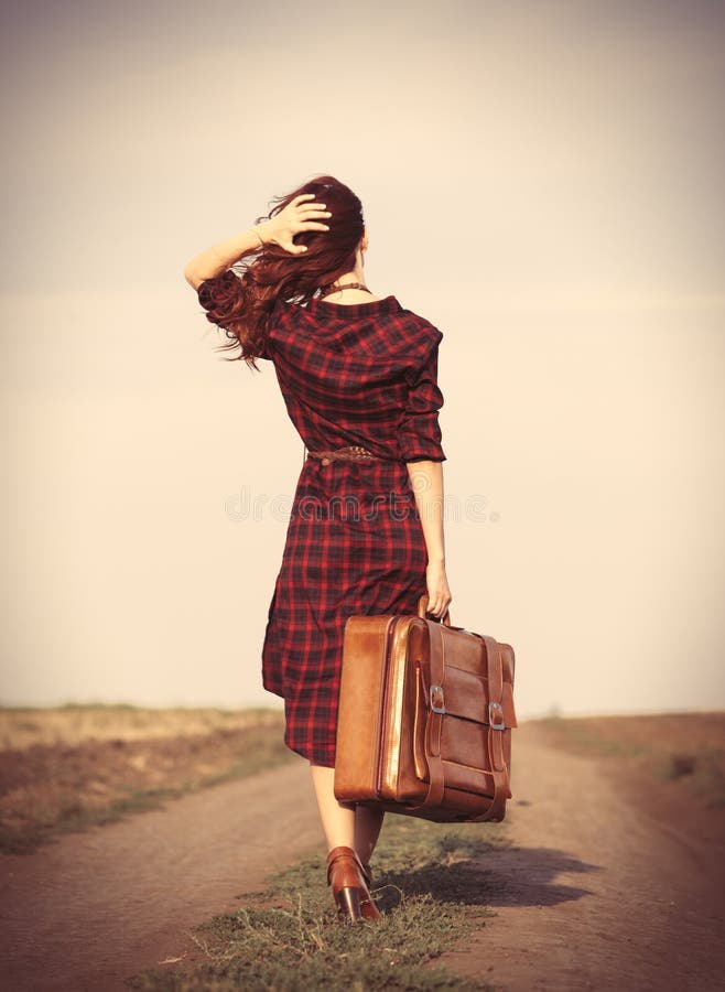 Girl with bag