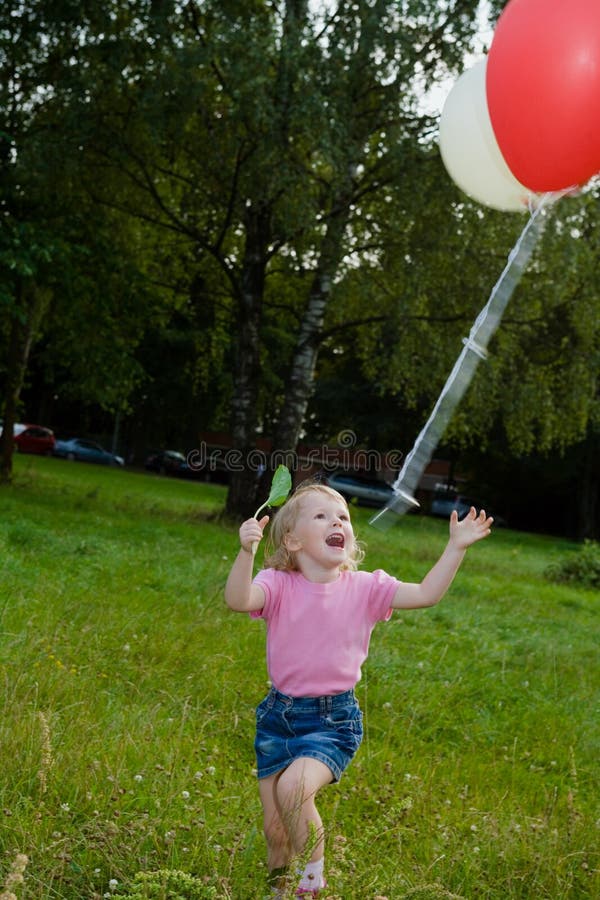 Girl With Balloon Picture. Image 2944669
