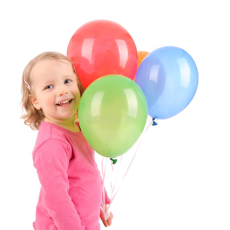 Blowing up a Balloon stock photo. Image of simple, colored - 13063194