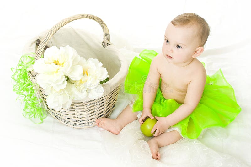 Girl with basket