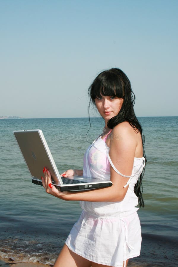 Girl on a beach