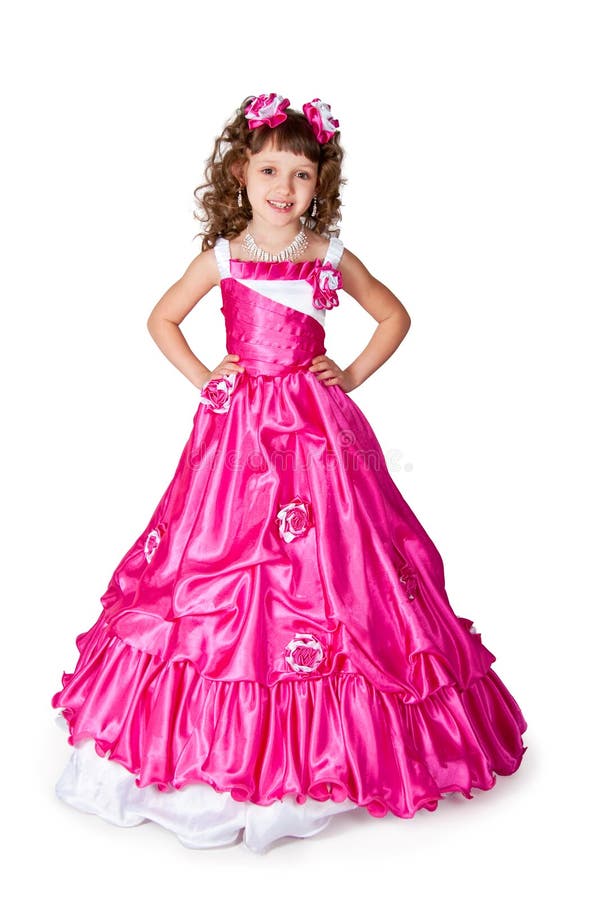 The Girl in a Beautiful Dress Stock Photo Image of people, cute 20462592