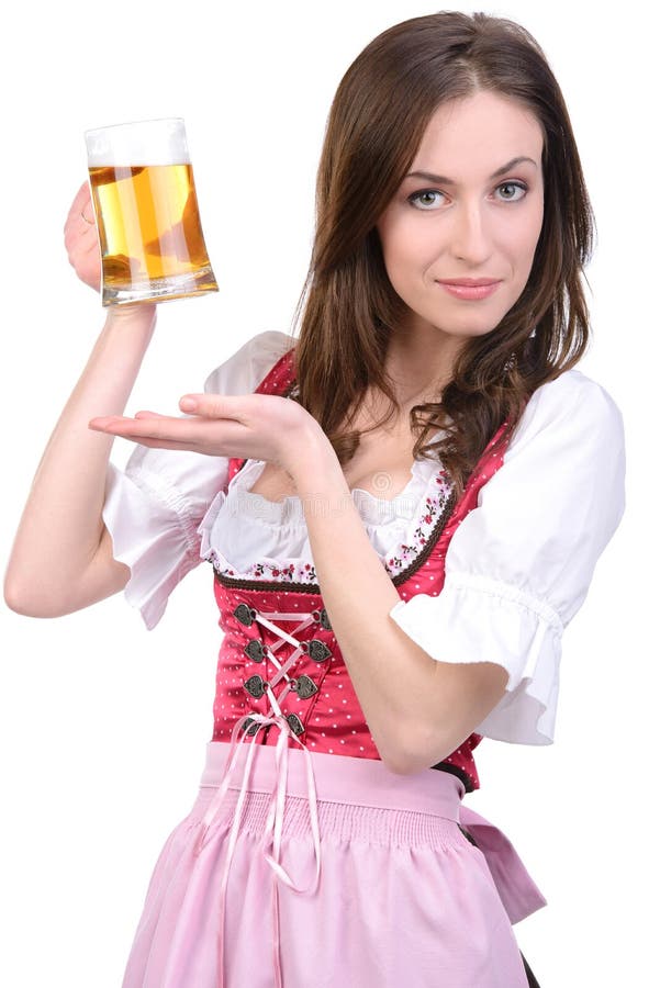Girl with beer stock photo. Image of germany, girl, drink - 39491382