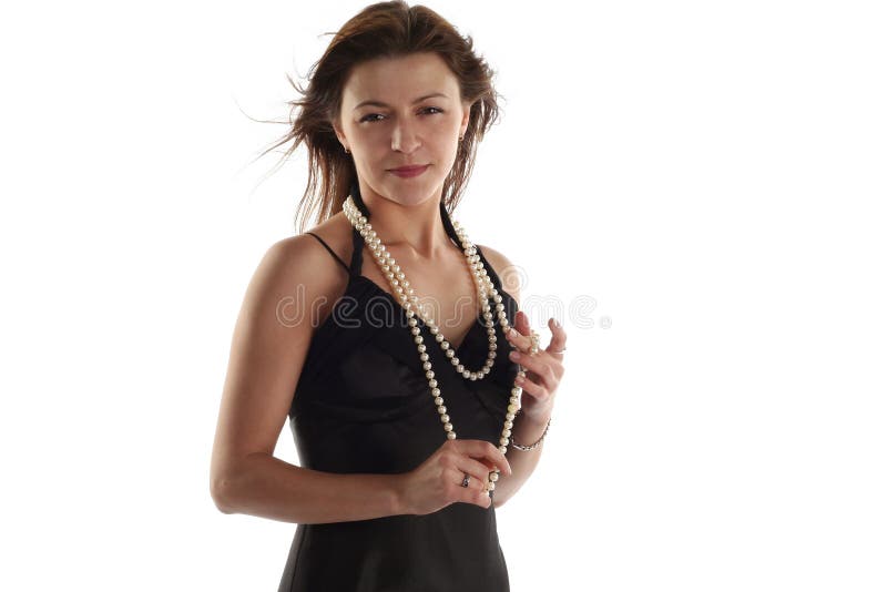 Girl in black dress stock photo. Image of beauty, attractive 6775088