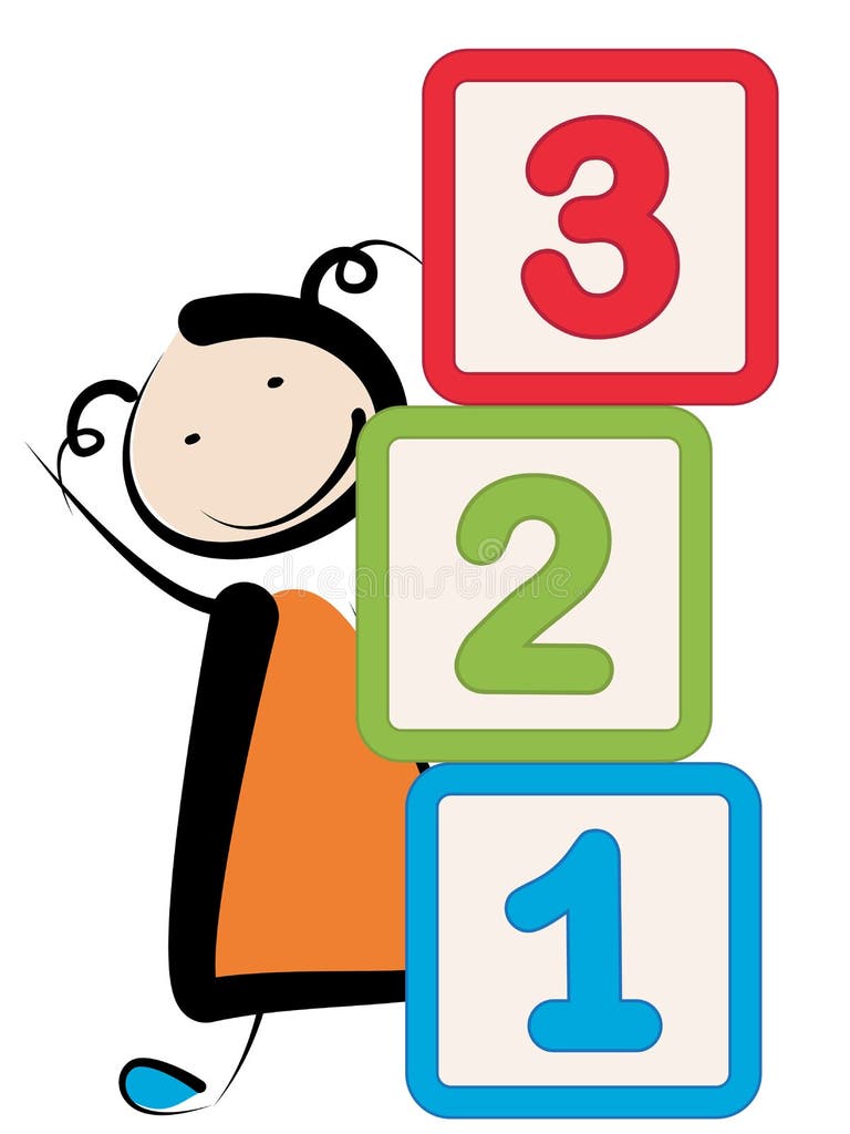 Kids counting 123 number stock illustrations 220 kids counting 123