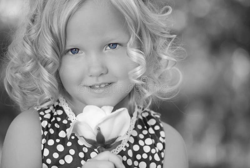 Girl With Blue Eyes Stock Photo Image Of Outdoors Horizontal