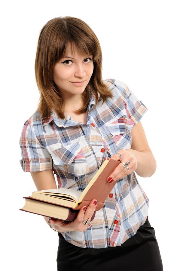 Girl with book