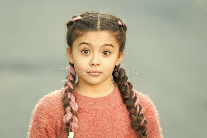 Fancy Style Little Girl With Braids Ready For School Do You