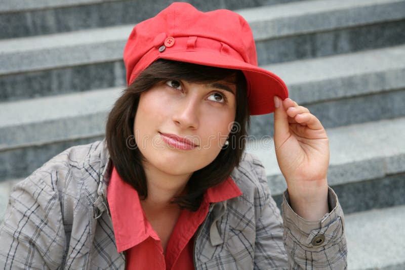 Girl in a cap