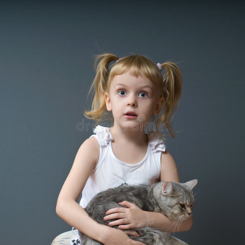 Girl and cat_3