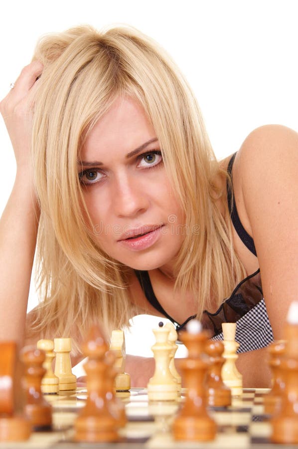 girl and chess