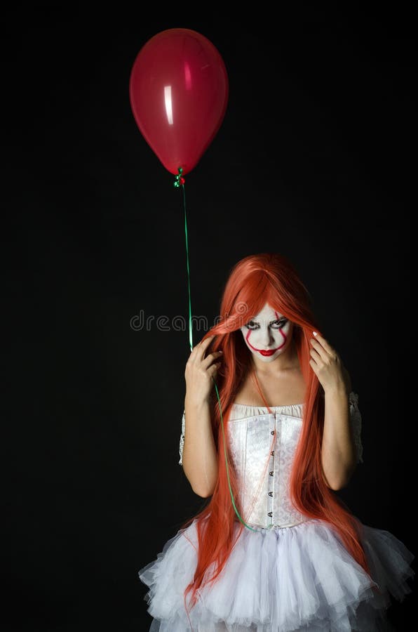 Female Clown editorial stock image. Image of comic, gathering - 26642799