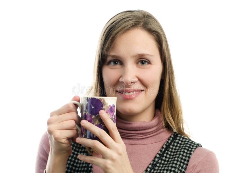 Girl with cup