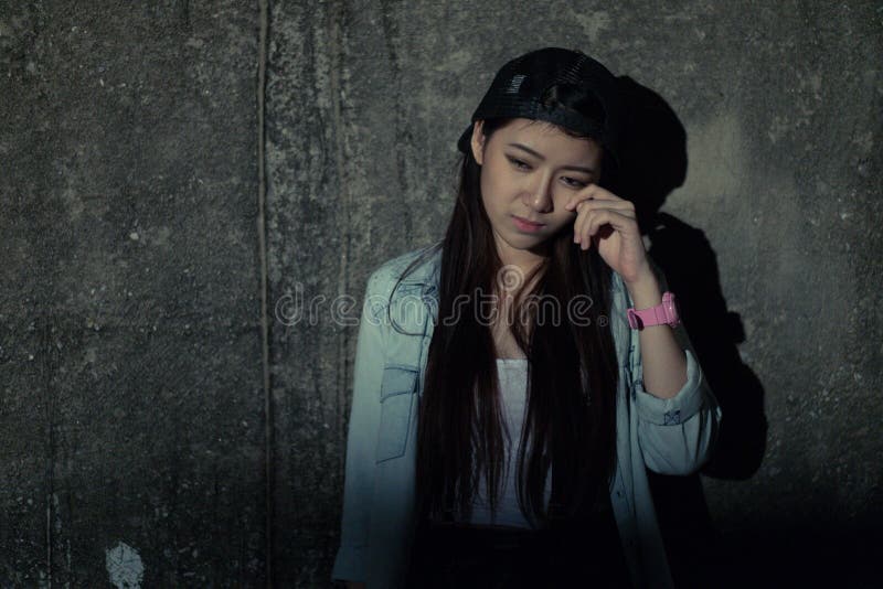 Girl in depression , grief , despair, discouragement , despair royalty free stock images Girl in depression , grief , despair, discouragement , despair royalty free stock images