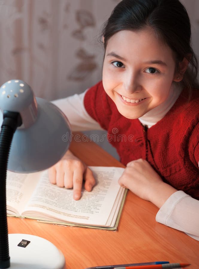 Girl Child Lamplight Stock Photos Free & RoyaltyFree Stock Photos