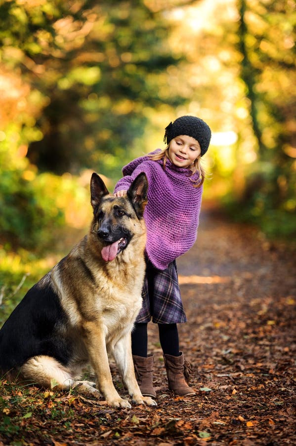 Girl with a Dog