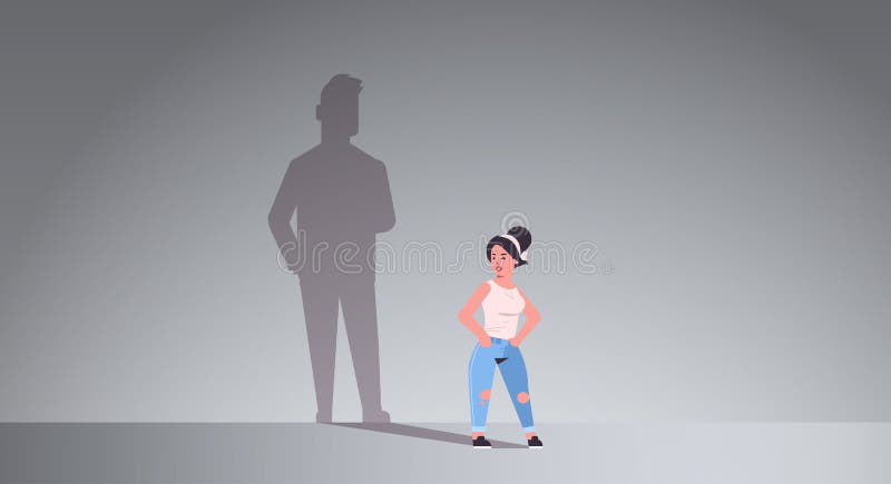 Girl Dreaming about Boyfriend Shadow of Man Imagination Aspiration Concept  Female Cartoon Character Standing Pose Full Stock Vector - Illustration of  girlfriend, handsome: 156991097